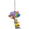 Divertido colgante acrílico de gato y perro con forma de globo, colgante para interior de coche, llavero, accesorios, colgante para decoración del hogar