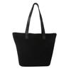 Bolso de hombro de lona de gran capacidad para mujer, estilo coreano, sencillo, de pana, para estudiantes, otoño 2023
