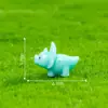 Paisaje Micro de Comercio Exterior Transfronterizo Muñeco de Dinosaurio Pequeño de Color Sólido Creativo Accesorios de Decoración DIY para Jardinería Mini Adornos Pequeños