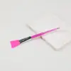 Brocha de Silicona para Mascarilla, Brocha Suave para Mascarilla, Brocha en Forma de Abanico para Ácido Frutal, Brocha de Maquillaje, Brocha de Belleza, Aplicador de Mascarilla de Barro, Herramienta de Belleza