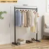 Secador de Ropa de Doble Capa de Pie para Dormitorio Estante para Ropa Doméstico No Ocupa Espacio Secador de Ropa Almacenamiento Perchero Simple