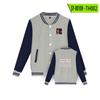 Rapper Eminem uniforme de baseball roupas femininas novas estilo preppy estilo coreano jaqueta de fleece ins primavera e outono