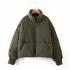 Otoño Europeo, Americano, Europeo y Americano Transfronterizo Ropa de Mujer Urbana Casual Versátil Cuello Alto Chaqueta Pan