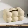 Caja de pañuelos de cerámica para escritorio Portarrollos de servilletas Sala de estar Estilo Ins Adorno de algodón de azúcar Decoración Almacenamiento Estilo Ins