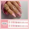 Uñas postizas europeas y americanas cortas, medianas y largas, tipo ataúd, ballet, parches de uñas, productos terminados en caja, se pueden diseñar con dibujos y muestras.