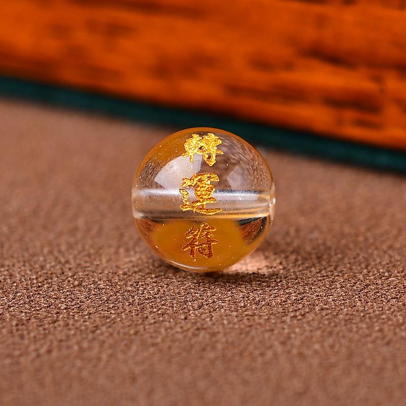 白水晶烫金散珠