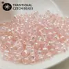 Cuentas de Semilla Preciosa Importadas de Chequia, 4 mm, Núcleo Teñido Perlado de Unicornio para Pulseras, Collares y Accesorios de Joyería Hechos a Mano