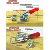 Herramienta de sujeción con abrazadera de acero inoxidable 304 Hebilla Cierre Clip Pestillo Hebilla de caja Tensor Tornillo Abrazadera Hebilla de tracción