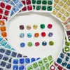 Acessórios de Roupa Diamante Quadrado Gordo Arredondado K9 6*6mm Diamante Decorativo Salto Alto Strass Gelo Doméstico Brilho Transparente Diamante para Nail Art