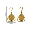 Ganchos Base para Aretes de Acero Inoxidable con Patrones Geométricos Electroplateados al Vacío, Colgantes para Aretes, Marcos Hechos a Mano para DIY