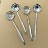 Panela Quente de Aço Inoxidável Colher 7cm Escumadeira Utensílios de Cozinha Domésticos Cabo de Aço Colher de Sopa para Panela Quente Escumadeira