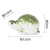 Cerámica Jingdezhen Pez Flotante Tortuga Patito Amarillo Rana Mascota de Té Escultura de Animal Pequeño Adornos para Acuario Peces Dorados Animales