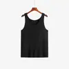 Chaleco de punto con cuello en U para mujer talla grande, estilo otoño 2026, top básico versátil sin mangas como capa interior para mujeres talla grande 25087