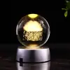 60 Bola de Cristal Bola de Cristal Tallada Internamente Saturno Galaxia Adornos Artesanales para el Hogar Tallado Láser Luna Tallada Internamente