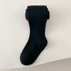 Medias Calcetín Ligeras de Primavera y Otoño para Niña, Calcetines Calcetín sin Pies para Niña, Medias de Baile, Calcetines de Color Sólido de Algodón Peinado