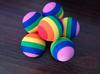Fábrica de origen al por mayor Juguete de pelota para perro de EVA Pelota de EVA Pelota de regalo Pelota de golf Pelota rayada Pelota de color