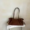 Otoño Invierno Gamuza Felpa Coreana Bolso de Mujer Nicho Simple Transfronterizo Bolso Cruzado de Axila de un Solo Hombro Gran Capacidad Bolso de Mano para el Viaje Diario
