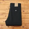 Algodón peinado de alta calidad2026 Nuevos Pantalones de Sarga de Gama Alta Otoño/Invierno Pantalones Casuales de Pierna Recta para Hombre de Negocios