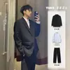 Moda Outono e Primavera Harajuku Literário Simples Conjunto Temperamento Preguiçoso Ins Novo Versátil Blazer Moda