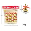 Sino de Natal Decoração de Natal presente Pingente de Árvore de Natal Sino de Laço de Natal