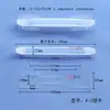 Caja de cartón transparente asa de plástico papel de goma suave PE asa de caja de papel asa de tirar asa de extracción negra roja dorada engrosada en stock asa de caja de color