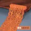 Borda Elástica de Renda com 8cm de Largura Decoração Vazada para Cortinas, Roupas, Decote, Barra de Saia Material de Tecido DIY
