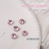 Popular Super Brilhante Transparente Cristal Arte de Unha Diamante Luar Borboleta Diamante de Formato Especial Adesivos de Unha Diamante Coração de Pêssego Joias para Nail Art de Vidro