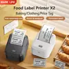 Impresora de Pegatinas Térmicas Adhesivas X2 Sensor Automático Papel de Etiqueta Impresora Bluetooth Entrega Directa de Fábrica Transfronteriza