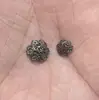 Nuevos Accesorios de Aleación Gunmetal Estilo Chino, Materiales para Cuentas, Accesorios para Pulseras DIY, Tapas de Flor Vintage, Accesorios de Tapas de Flor al por Mayor