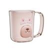 Vaso para enjuague bucal de oso de mesa de aspecto elegante, Vaso transparente simple de aspecto elegante para cepillos de dientes, Juego de vasos para pareja, Vaso para lavar y cepillar