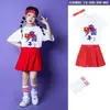 Traje de Porristas Infantil para Niños Juegos de Escuela Primaria Competencia Traje para Grupo Clase Jardín de Infantes Traje para Actuación de Baile