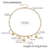 Misterio Hermoso Estrella Luna Ocho Estrellas Circonita Concha Cuentas Estrella DIY Multi-Accesorio Collar Clavícula Pulsera Juego de Joyería