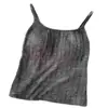 Sutiã Camisola de Renda Retro Francês para Mulheres, Alças Finas, Tomara que Caia, com Bojos, Comprimento Médio, Costas Bonitas, Roupa Íntima