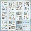 Libro de Pegatinas de Película de Corte de Espuma Temprano, Serie de Trazado y Juego, Material Transfronterizo Ins para Chicas, Manualidades DIY, Collage Decorativo