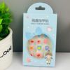 Pegatinas de Arte para Uñas Infantiles, Uñas de Dibujos Animados Portables, Juguetes Transfronterizos Removibles, Piezas de Uñas Dulces y Lindas para Niñas Pequeñas