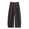 Estilo Europeo y Americano Transfronterizo Listo para Usar Venta al por Mayor Trajes Casuales para Mujer Chaqueta de Lino Estilo Kimono + Pantalones de Lino Estilo Cimitarra