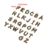 Novos Pingentes de Aço Inoxidável com 26 Letras do Alfabeto Inglês com Strass para DIY Estilo Europeu e Americano Colar Pulseira Acessórios de Moda Atacado