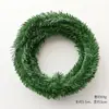 Decoraciones Navideñas Transfronterizas Colgante de Hierba Simulada Encriptada de 5.5m Decoración Navideña de Aguja de Pino Ramo de Ratán
