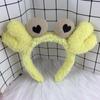 Venta al por mayor directa de fábrica diadema de peluche de cangrejo de invierno ins celebridad de Internet niña diadema linda accesorios para el cabello diadema