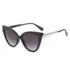 Gafas de Sol Retro con Montura Cat-Eye para Hombres y Mujeres, Regalos Coloridos para Fiestas, Personalidad a la Moda, Gafas Triangulares de Moda para Celebridades de Internet