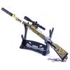 Llavero de aleación de rifle francotirador Heping Elite, modelo Golden Jade sin doble calibre 98K, 22 cm, adornos