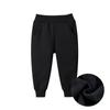 Calças esportivas infantis de outono e inverno Calças infantis de tamanho pequeno e médio Calças casuais espessas para meninos Calças de moletom para meninas primavera e outono Calças forradas de lã