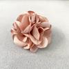 Corsage de Tela de Flores Coreanas Flor de Rosa Broche de Doble Uso para Hombres y Mujeres Borde Quemado a Mano Broche Versátil Venta al por Mayor