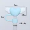 Tapa para Popote Stanley 10mm Diámetro Grande PVC Popote Suave Tapa Muñeco de Dibujos Animados Tapa Antipolvo Mayoreo
