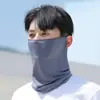 Protetor Solar de Verão Masculino e Feminino Proteção UV Viseira Respirável Máscara de Orelha Proteção de Pescoço Proteção de Pescoço Seda Gelada Ciclismo Outdoor Gola de Pescoço