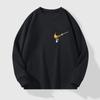 Sudadera fina de cuello redondo para hombre, nueva moda de otoño 2023, con estampado de dibujos animados, de manga larga para pareja