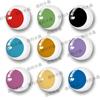 Ojo de peluche personalizado de fábrica simulación diy pieza redonda para ojo ojo de muñeca ojos de animales de vidrio plano