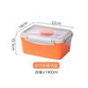 Lancheira Japonesa de Camping de Dupla Camada Lancheira Crisper para Salada de Frutas para Camping ao Ar Livre Portátil para Piquenique