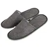 Pantuflas Desechables de Algodón y Lino con Suela Gruesa para Uso en Casa, Específicas para Hoteles, al por Mayor para Casas de Huéspedes, Salones de Belleza, Transpirables y Antideslizantes