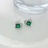Pendientes Transfronterizos de Plata S925 para Nuevo Producto Estilo Coreano Clásico Pendientes en Forma de Corazón Disponibles en Cinco Colores Pendientes Populares Exquisitos Venta al por Mayor